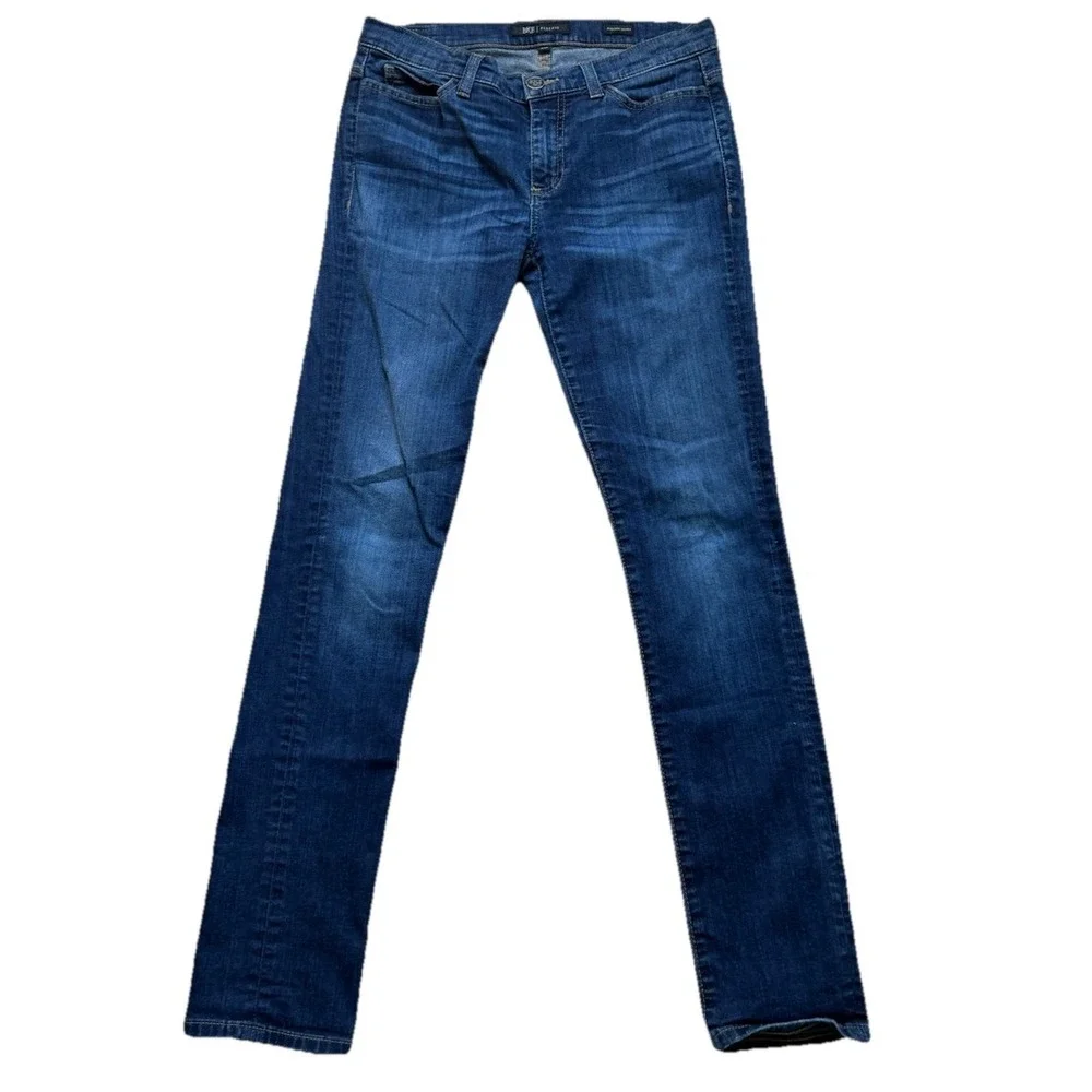 BKE Buckle Reserve Women's Addison  Skinny Blue Dark Wash Denim Jeans Size 27R‎ - Picture 2 of 9